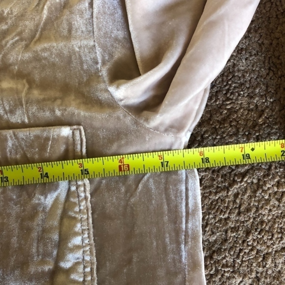 Splendid Crushed Velvet Shirt Size S - Picture 5 of 9